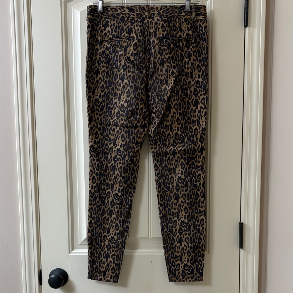 The Limited Ideal Stretch Leopard Print Skinny Ankle Pants - Size 4 - Picture 3 of 3
